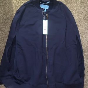 Dapper James sweater cape